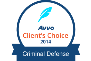Avvo Client's Choice in Criminal Defense 2014